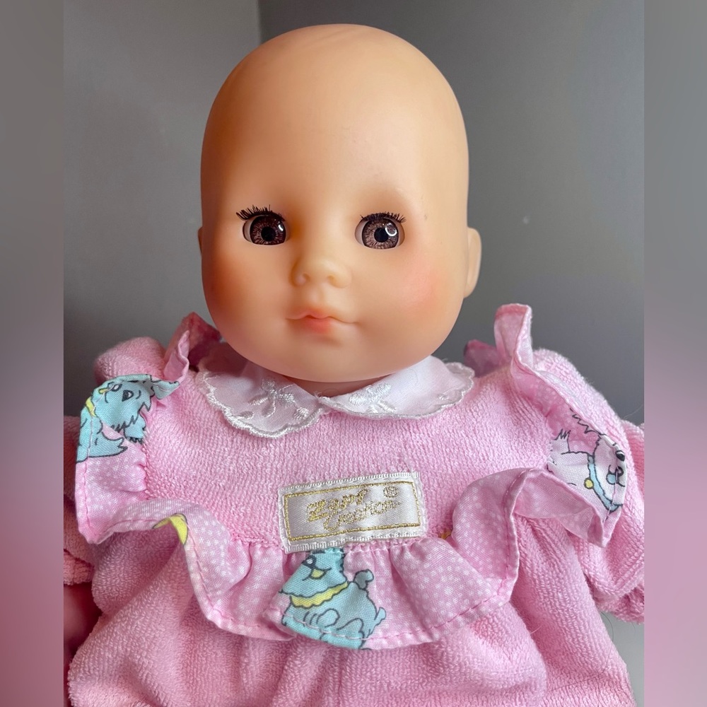Vintage 1990’s Zapf Creation Baby Doll with open & close eyes, Play Doll